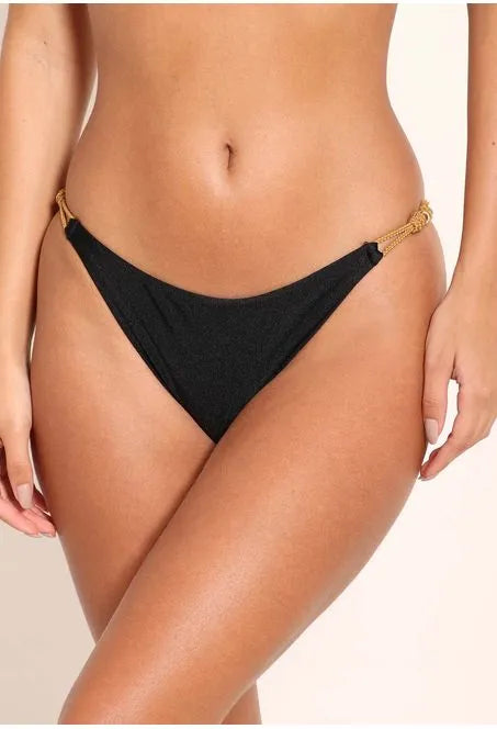 Rope Side-Tie Triangle Bikini Bottom – Pequim